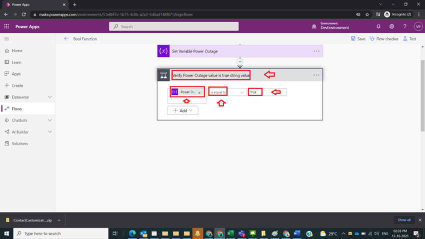 Usage of Bool Function in Power Automate